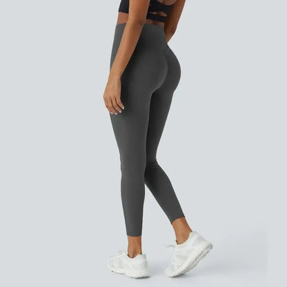 Leopard Print SoCinched High Waisted Tummy Control Yoga Leggings