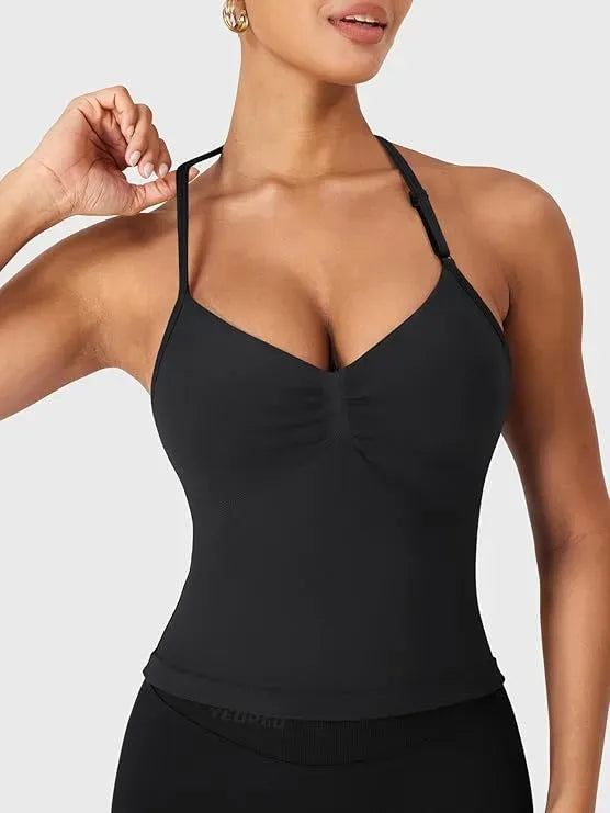Women's Impact-Resistant Long-Line Suspender Top