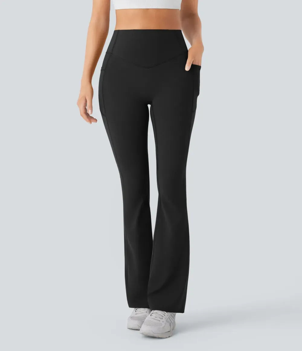 Cinched Butt-Lifting Tummy Control Yoga Leggings