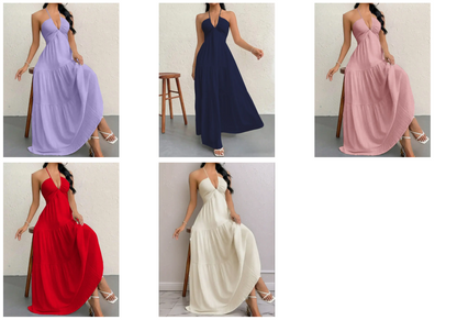 Women's Plain Dress, Summer Clothes Women, Casual Basic Loose Fit Sleeveless Dress for Beach Holiday Vacation, Ladies Summer Clothes, Women's Clothing, Womenswear, Dresses for Party, Minimalist A Line Dress